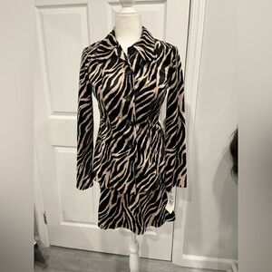 New with Tags One Wrapper Zebra Pattern Skirt Suit size 5